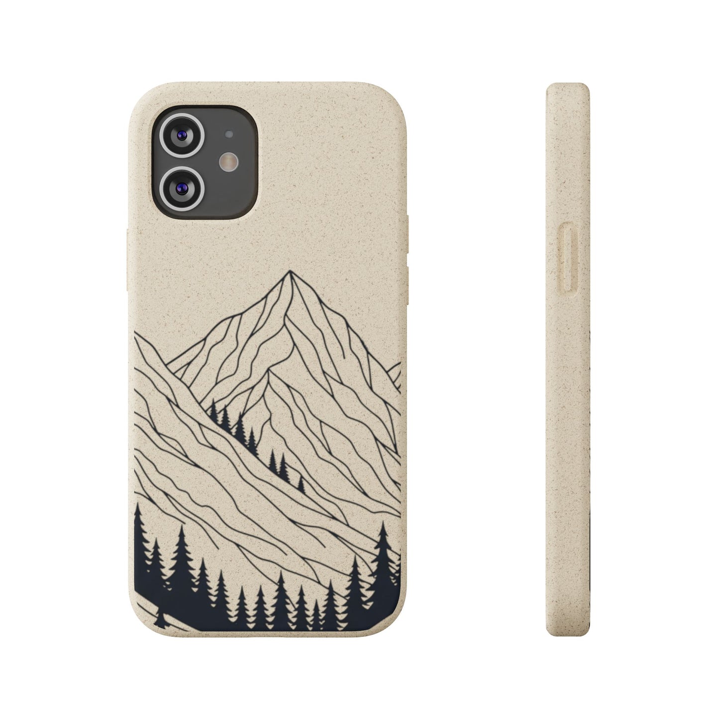 Misty Mountains Biodegradable Phone Case