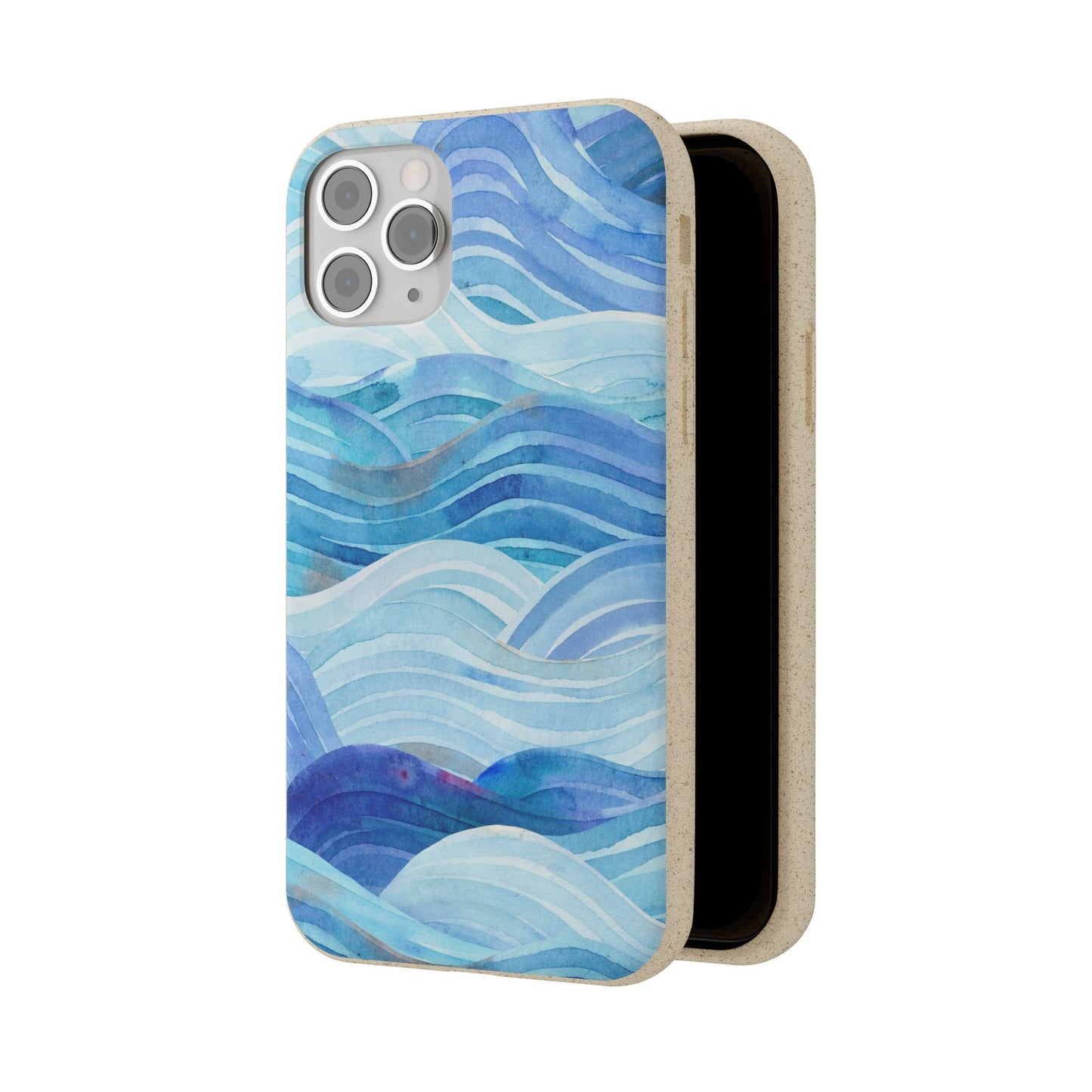Cool Blue Waves Phone Case