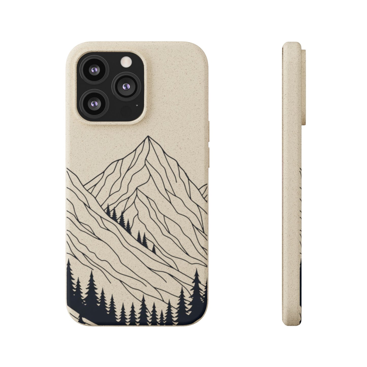 Misty Mountains Biodegradable Phone Case