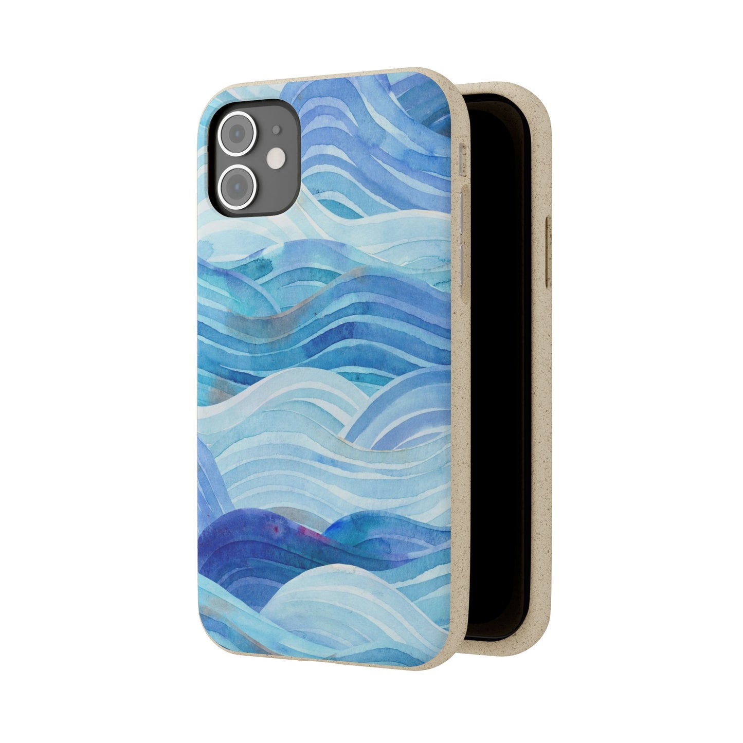 Cool Blue Waves Phone Case