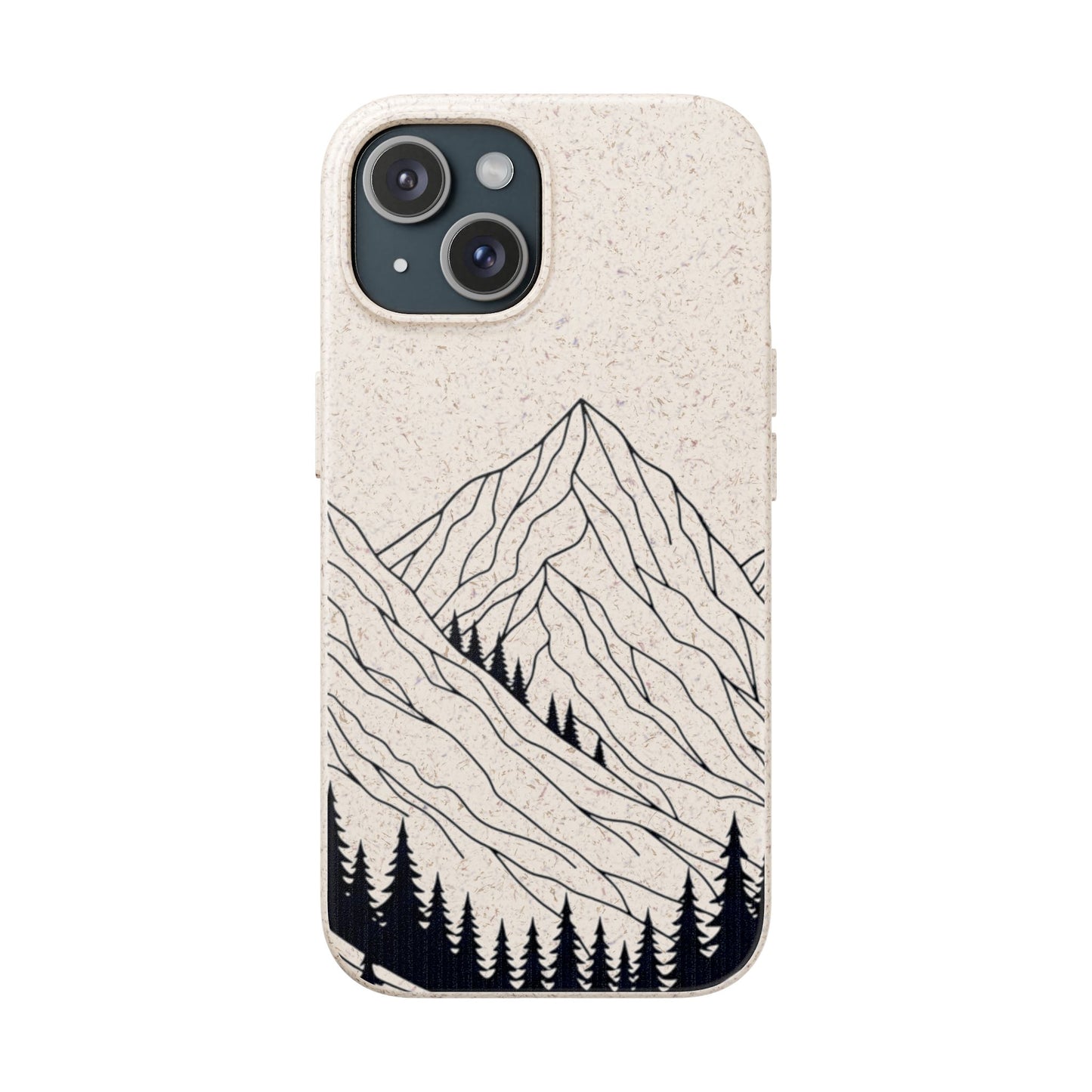 Misty Mountains Biodegradable Phone Case