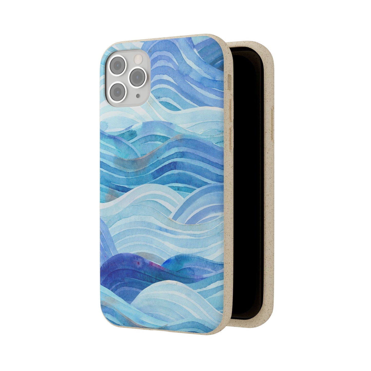 Cool Blue Waves Phone Case