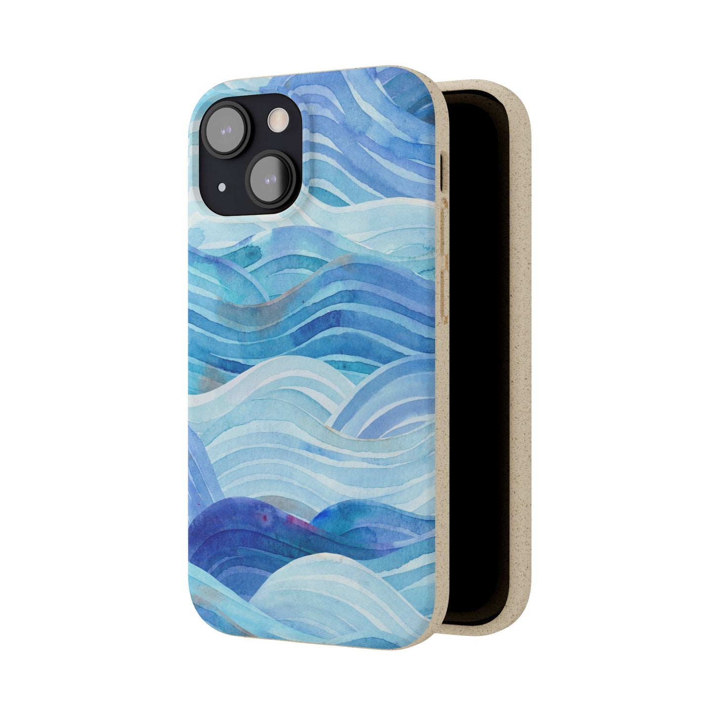 Cool Blue Waves Phone Case