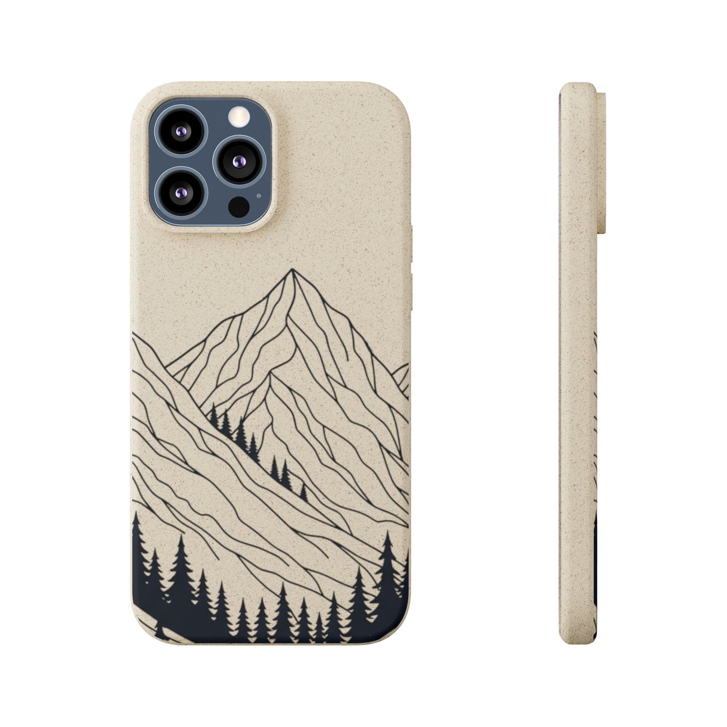 Misty Mountains Biodegradable Phone Case