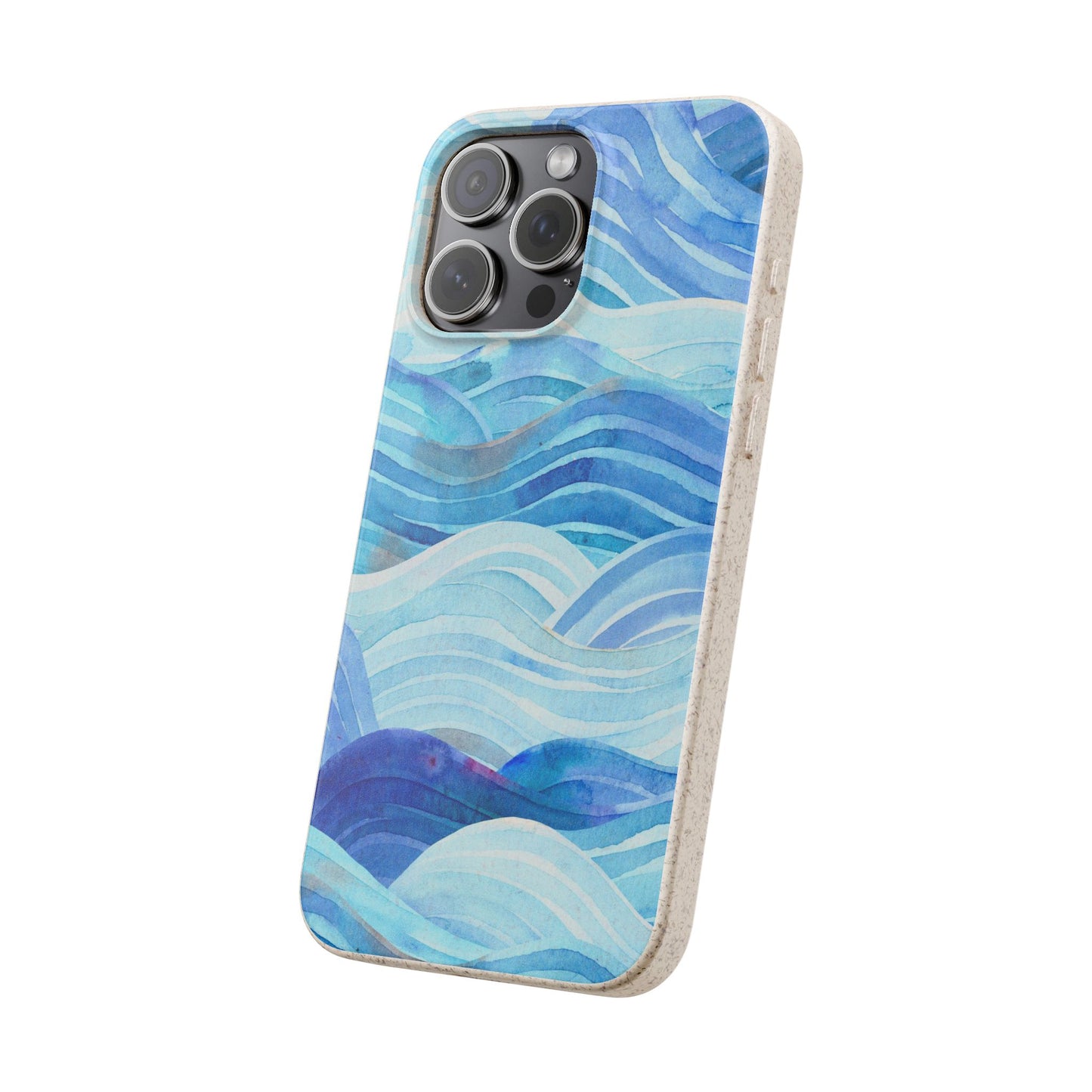 Cool Blue Waves Phone Case