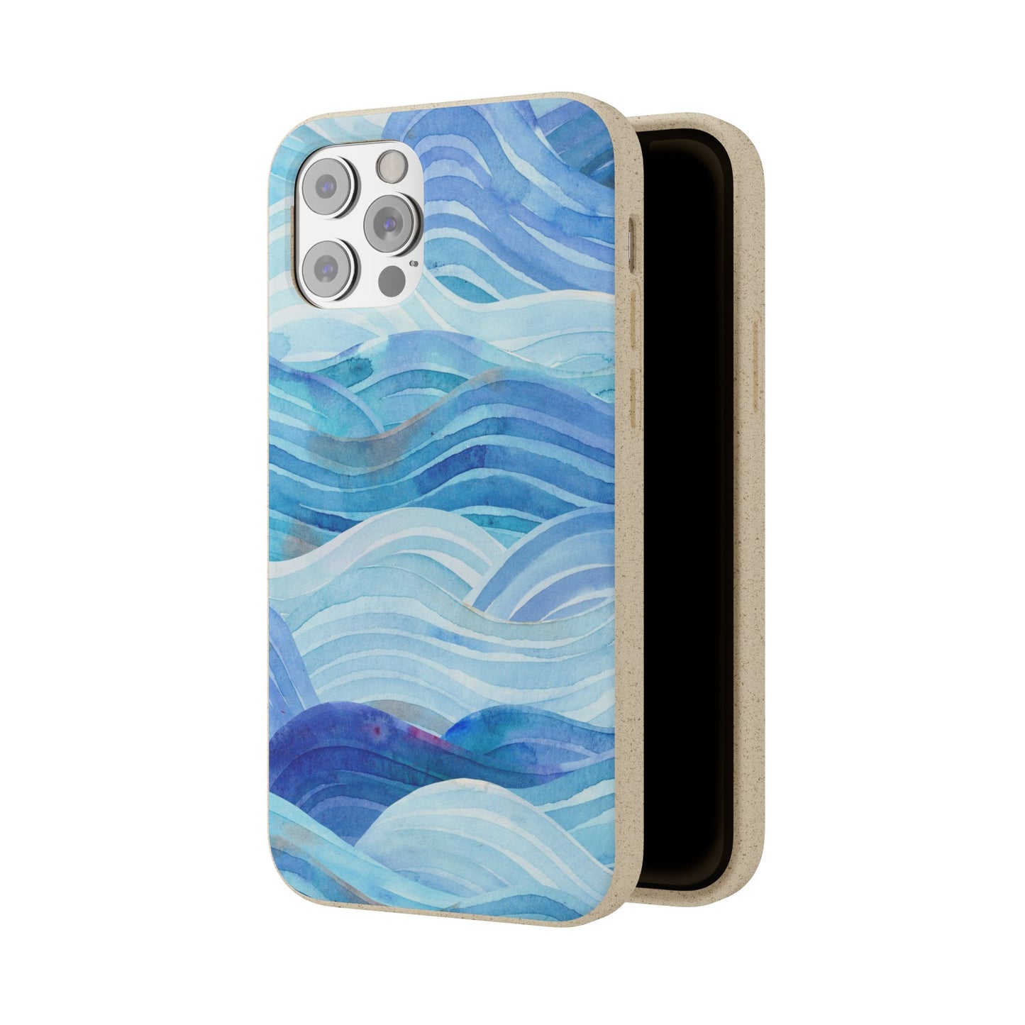 Cool Blue Waves Phone Case