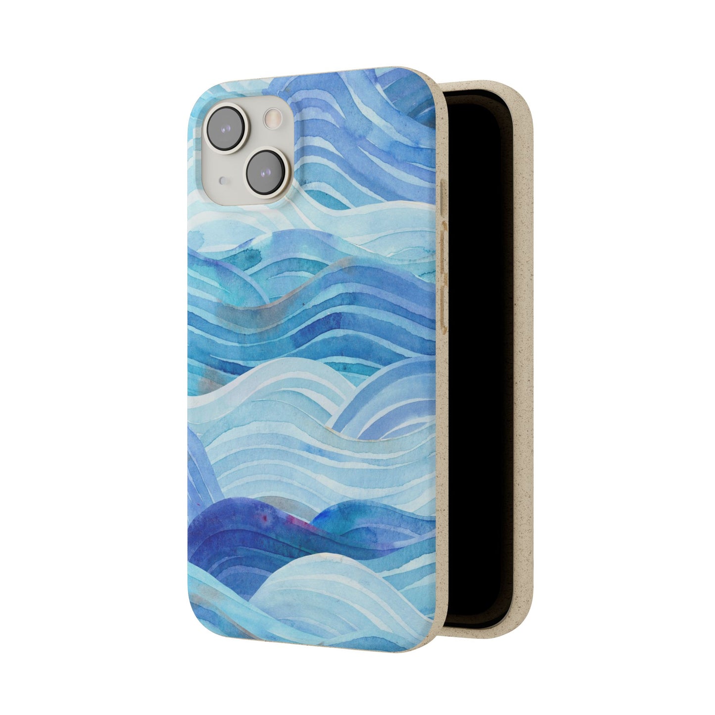 Cool Blue Waves Phone Case