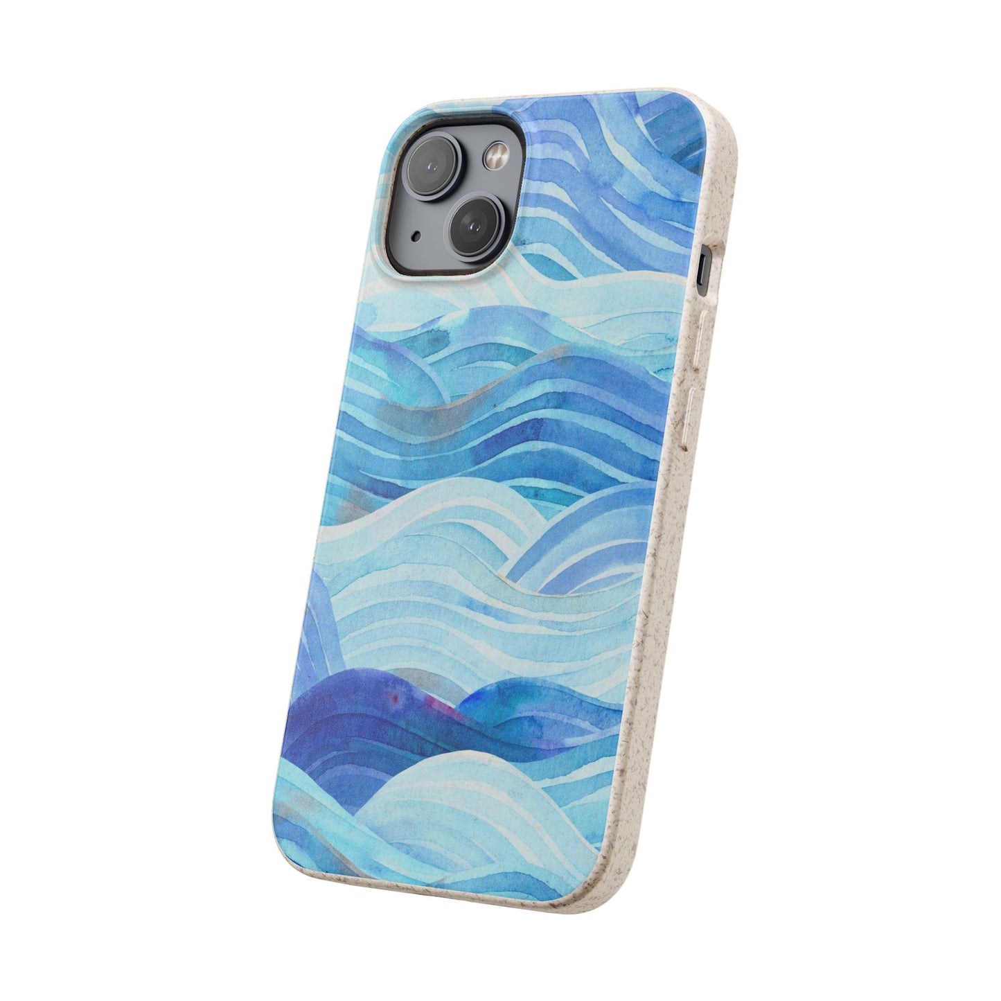 Cool Blue Waves Phone Case