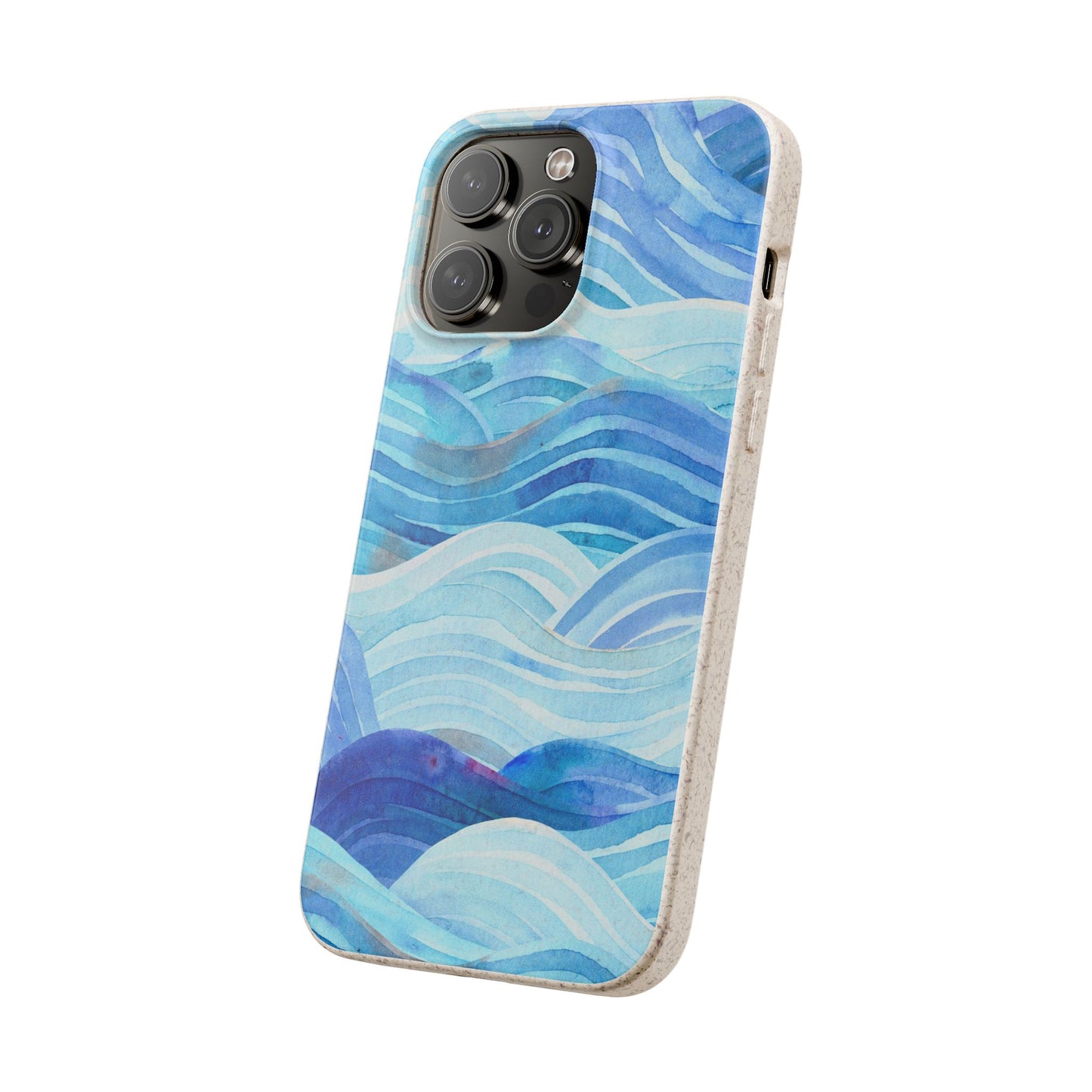 Cool Blue Waves Phone Case