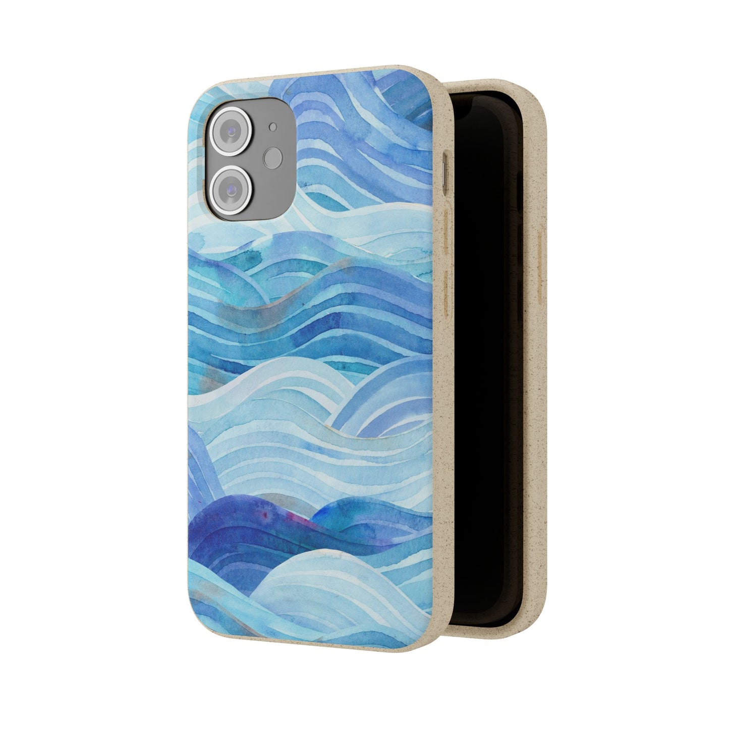 Cool Blue Waves Phone Case