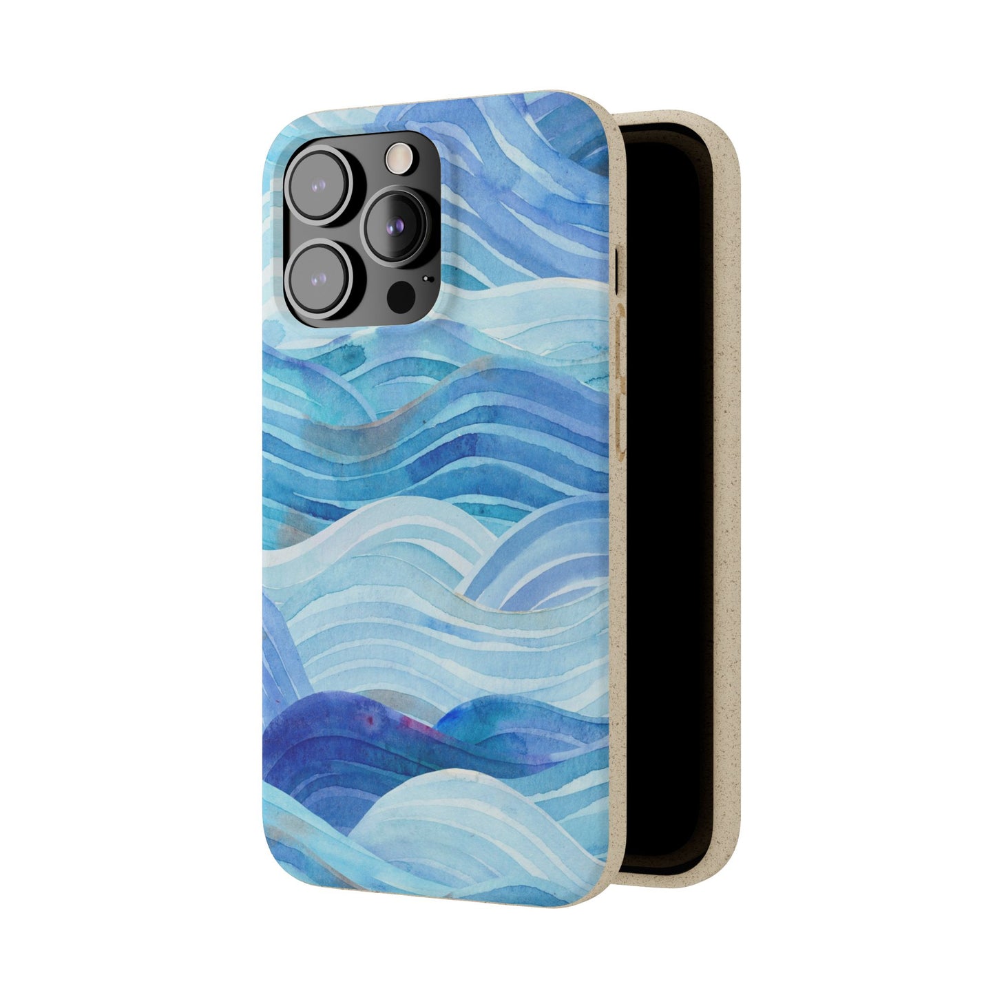 Cool Blue Waves Phone Case